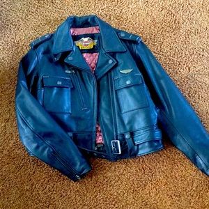 Harley Davidson large leather jacket